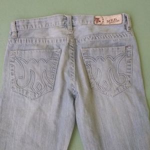 Mek dnm denim Brant straight 34 x 34 light wash